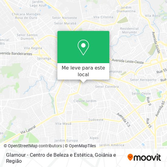Glamour - Centro de Beleza e Estética mapa