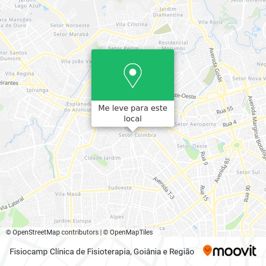 Fisiocamp Clínica de Fisioterapia mapa