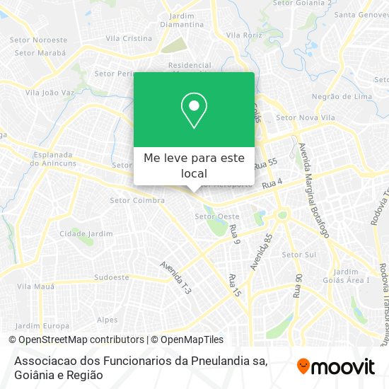 Associacao dos Funcionarios da Pneulandia sa mapa