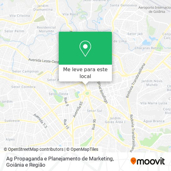 Ag Propaganda e Planejamento de Marketing mapa