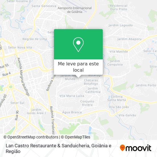 Lan Castro Restaurante & Sanduicheria mapa