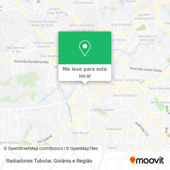 Radiadores Tubolar mapa
