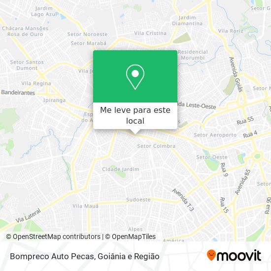 Bompreco Auto Pecas mapa