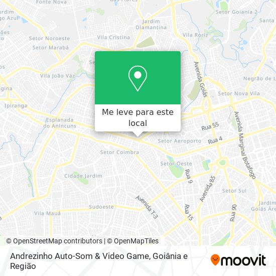 Andrezinho Auto-Som & Video Game mapa