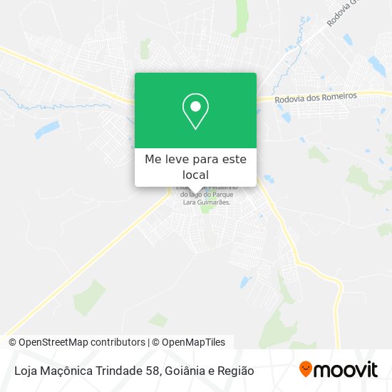 Loja Maçônica Trindade 58 mapa