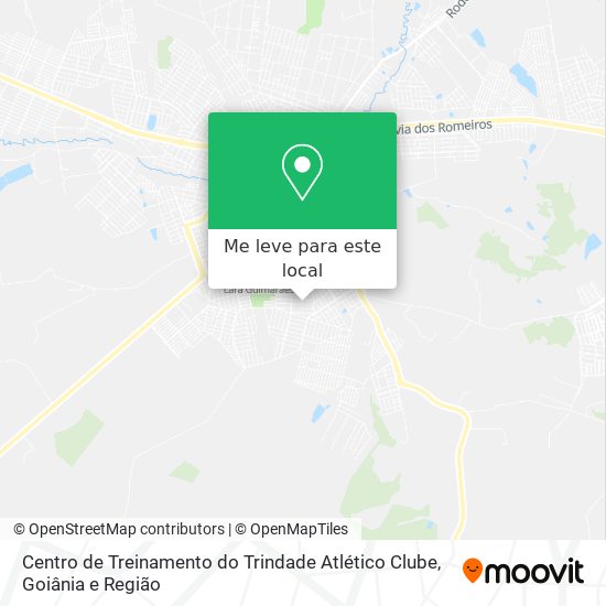 Centro de Treinamento do Trindade Atlético Clube mapa