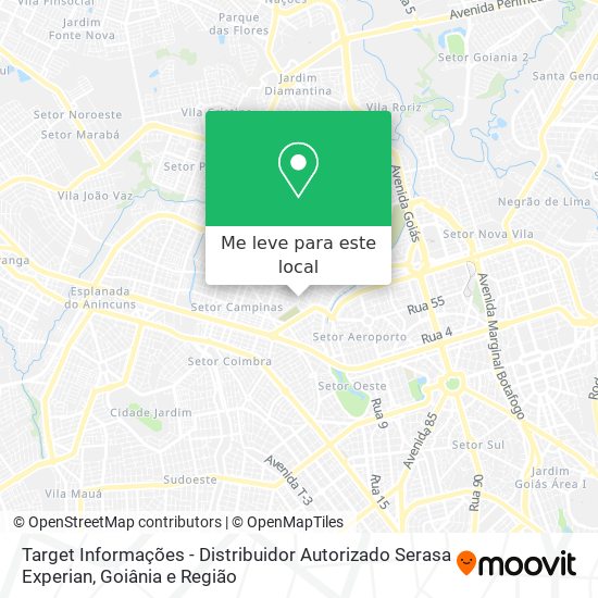 Target Informações - Distribuidor Autorizado Serasa Experian mapa