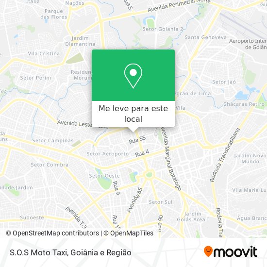 S.O.S Moto Taxi mapa