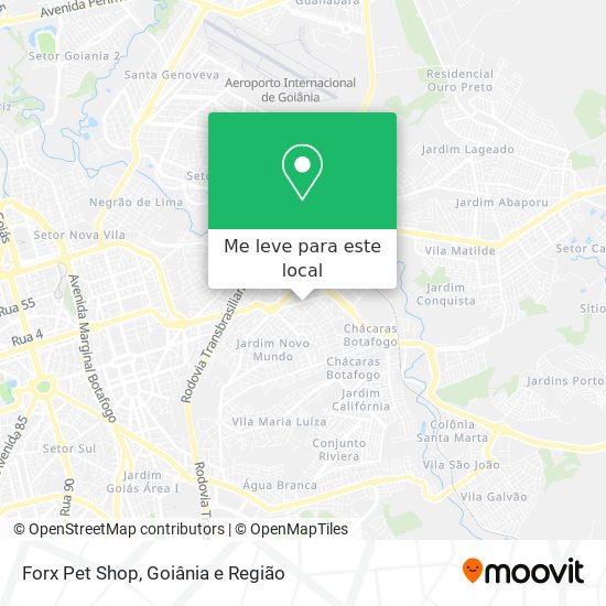 Forx Pet Shop mapa