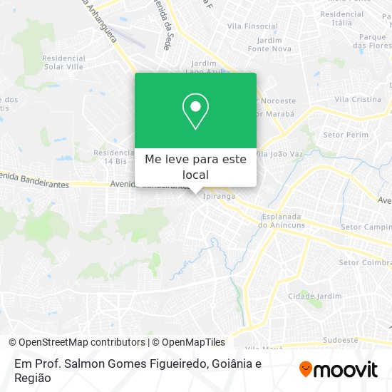Em Prof. Salmon Gomes Figueiredo mapa