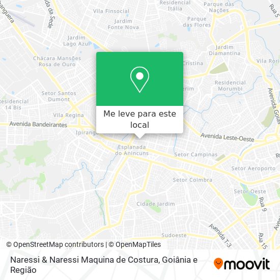 Naressi & Naressi Maquina de Costura mapa