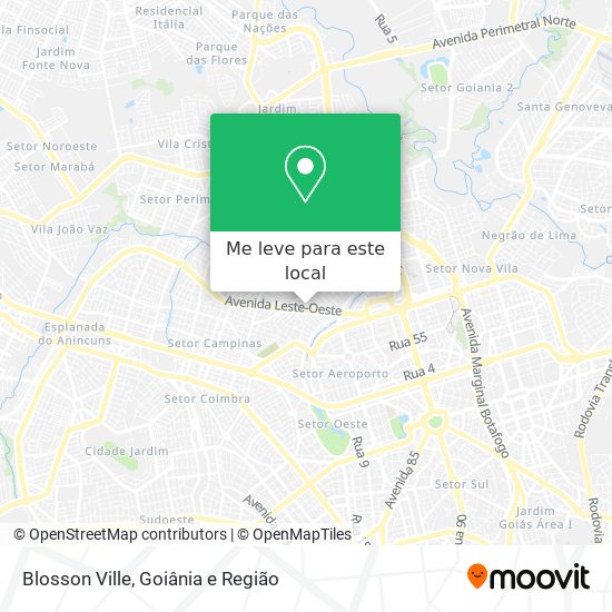 Blosson Ville mapa