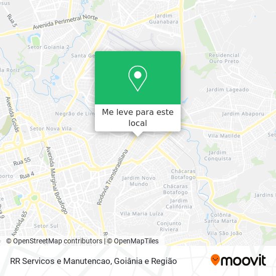 RR Servicos e Manutencao mapa