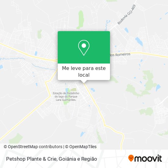 Petshop Plante & Crie mapa