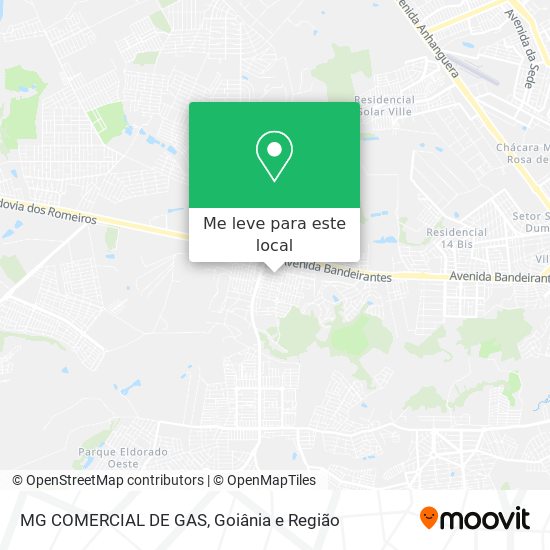 MG COMERCIAL DE GAS mapa