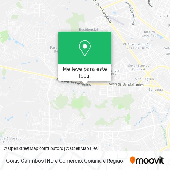 Goias Carimbos IND e Comercio mapa