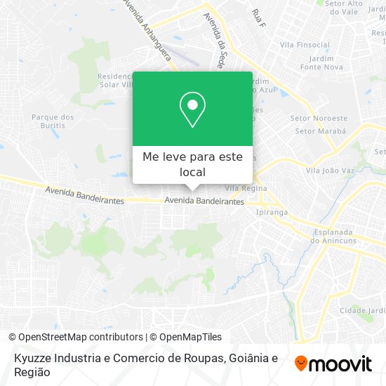 Kyuzze Industria e Comercio de Roupas mapa