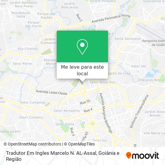 Tradutor Em Ingles Marcelo N. AL-Assal mapa