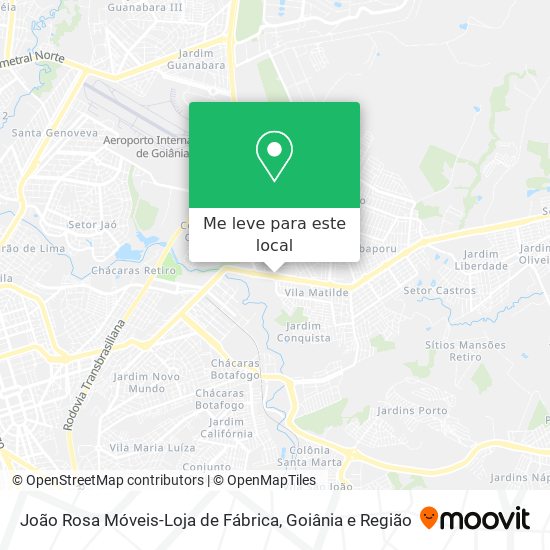 João Rosa Móveis-Loja de Fábrica mapa