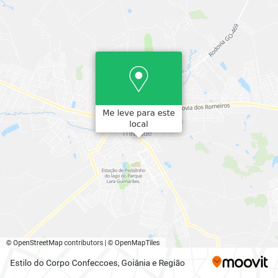 Estilo do Corpo Confeccoes mapa