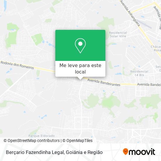 Berçario Fazendinha Legal mapa