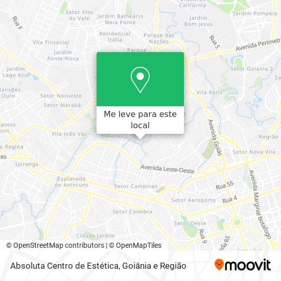 Absoluta Centro de Estética mapa