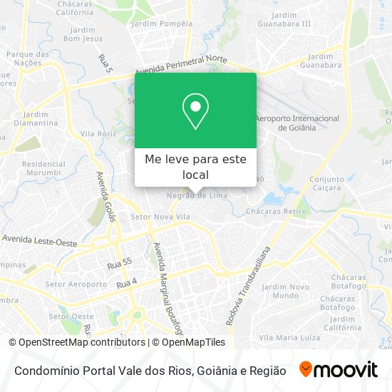 Condomínio Portal Vale dos Rios mapa