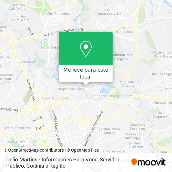 Délio Martins - Informações Para Você, Servidor Público mapa