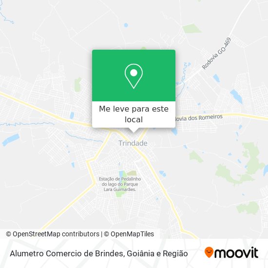 Alumetro Comercio de Brindes mapa