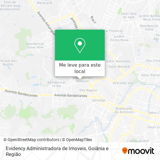 Evidency Administradora de Imoveis mapa