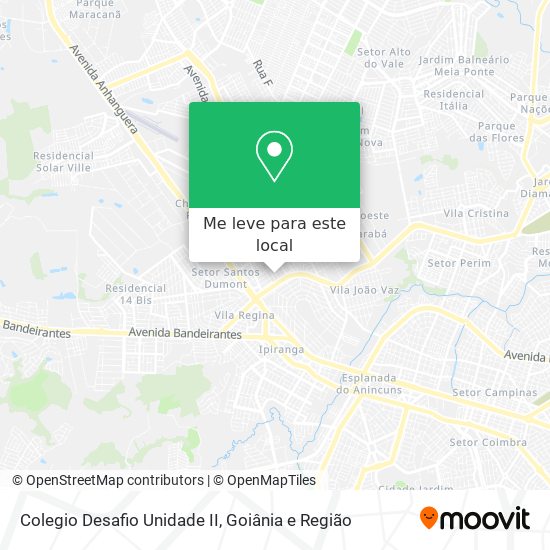 Colegio Desafio Unidade II mapa