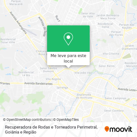 Recuperadora de Rodas e Torneadora Perimetral mapa