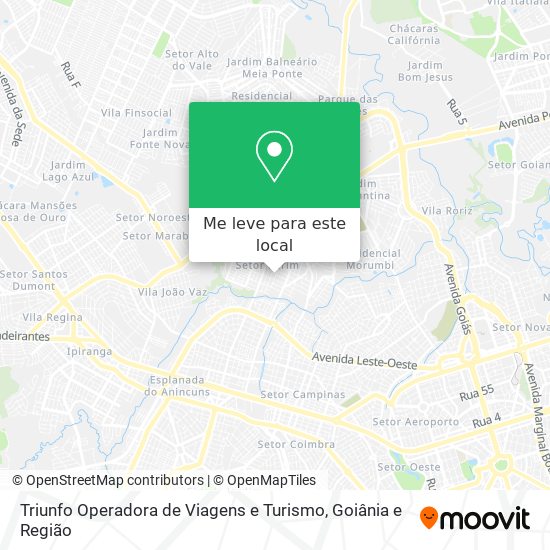Triunfo Operadora de Viagens e Turismo mapa