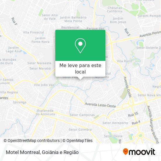 Motel Montreal mapa