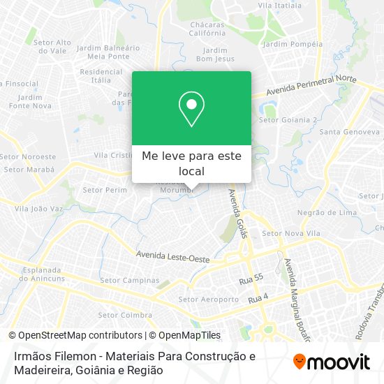 Irmãos Filemon - Materiais Para Construção e Madeireira mapa