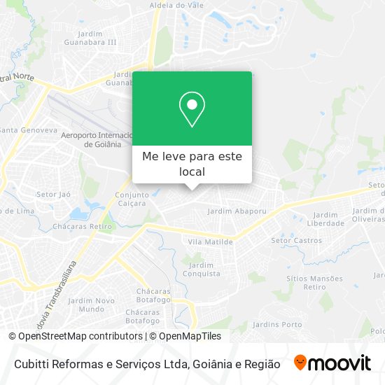 Cubitti Reformas e Serviços Ltda mapa