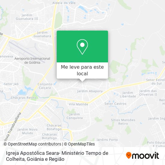 Igreja Apostólica Seara- Ministério Tempo de Colheita mapa