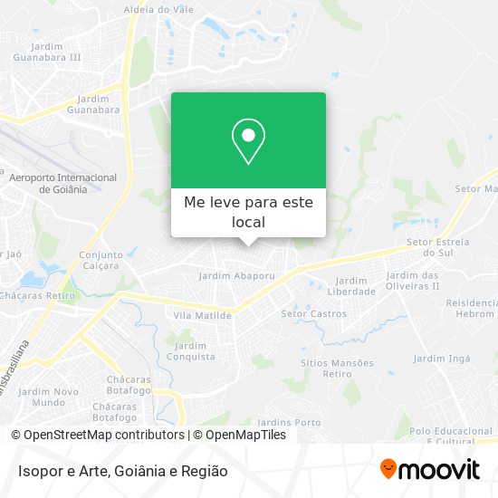 Isopor e Arte mapa