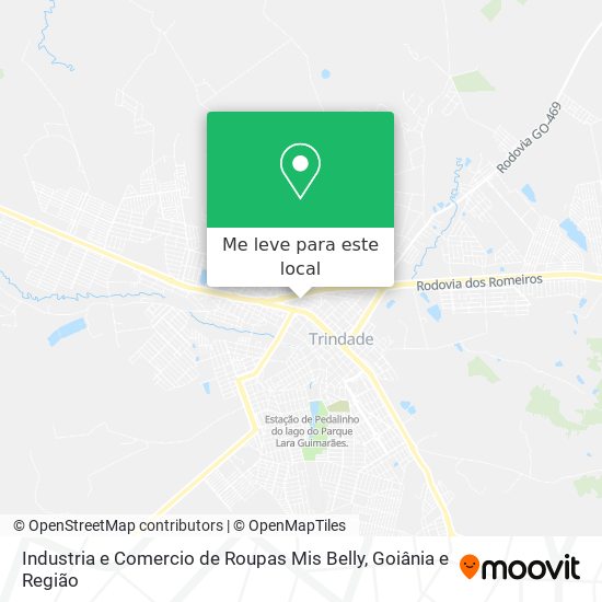 Industria e Comercio de Roupas Mis Belly mapa