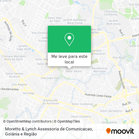 Moretto & Lynch Assessoria de Comunicacao mapa