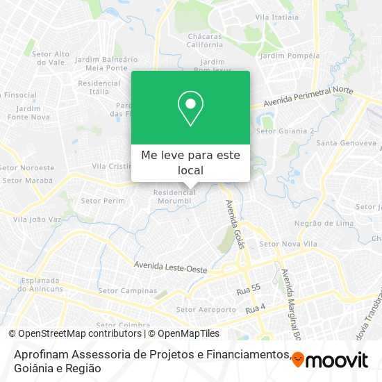 Aprofinam Assessoria de Projetos e Financiamentos mapa