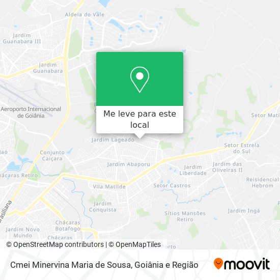 Cmei Minervina Maria de Sousa mapa