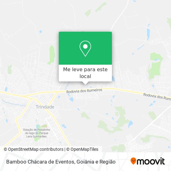 Bamboo Chácara de Eventos mapa