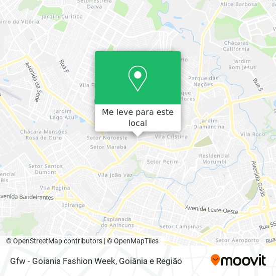 Gfw - Goiania Fashion Week mapa