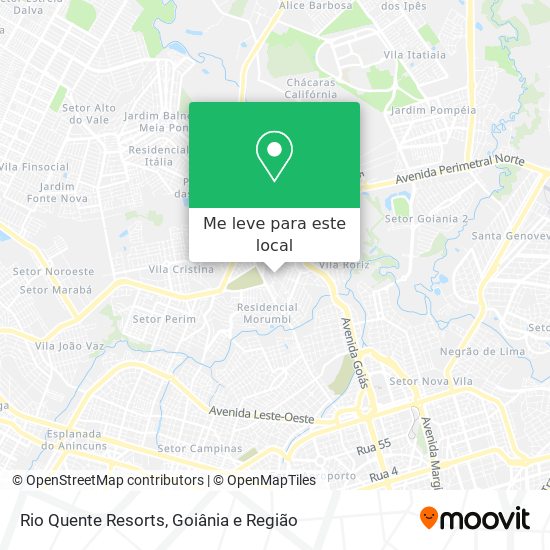 Rio Quente Resorts mapa