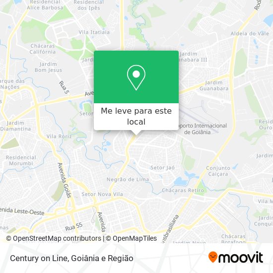 Century on Line mapa