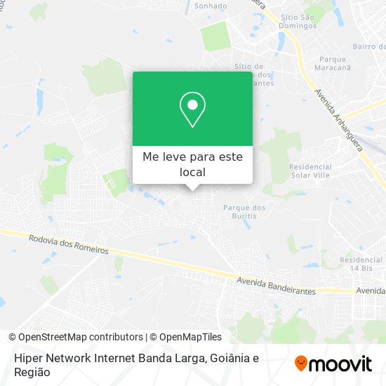 Hiper Network Internet Banda Larga mapa
