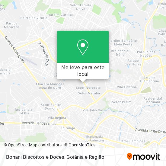 Bonani Biscoitos e Doces mapa