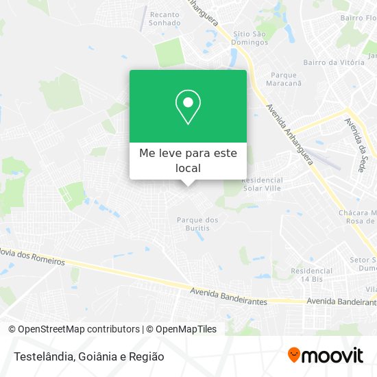 Testelândia mapa