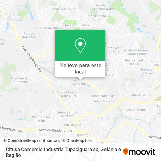 Citusa Comercio Industria Tupaciguara sa mapa